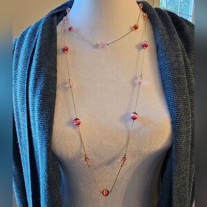Pink Layered Costume Jewelry